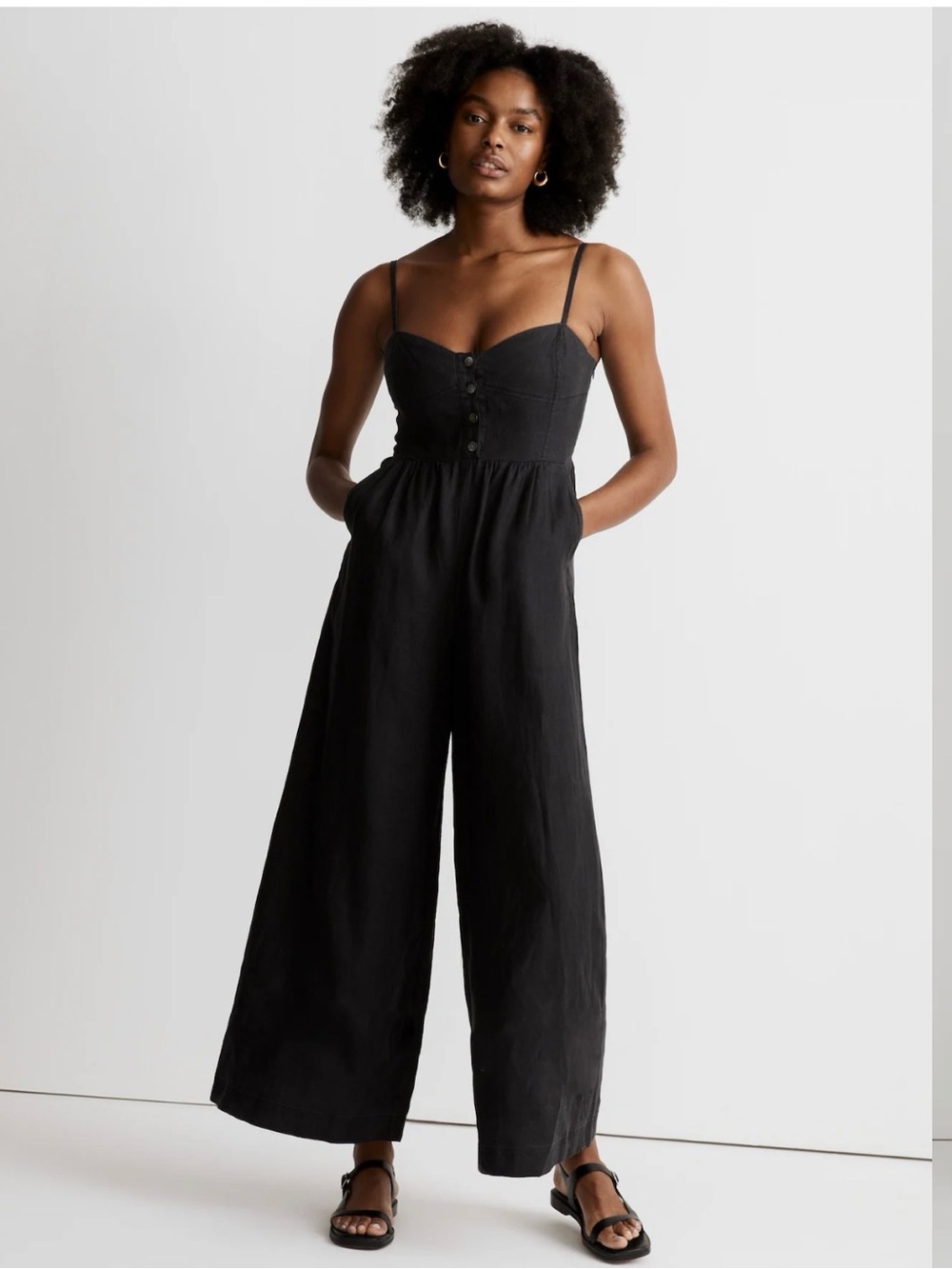 NEW! Sleeveless Wide-Leg Jumpsuit